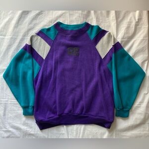DP Fit For Life Pullover Sweatshirt With Pockets Men’s Size Large Vintage